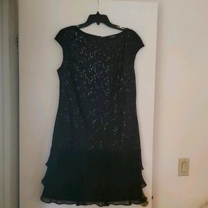 Black cocktail or evening dress